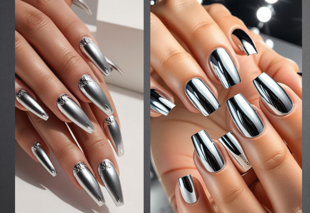 Metallic Silver Shine
