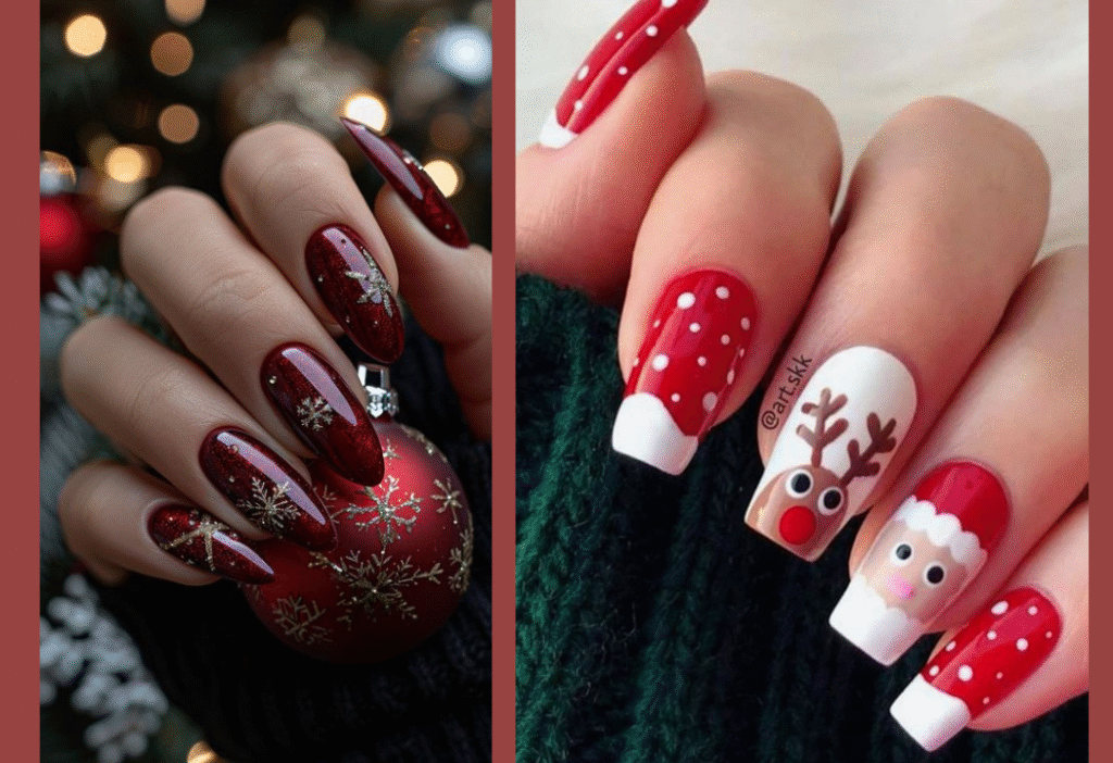 Christmas Sparkle Nails
