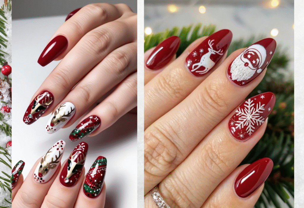 Reindeer Nail Ideas